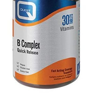 Quest B Complex Quick Release (Formerly Mega B-50) 30 Tablets