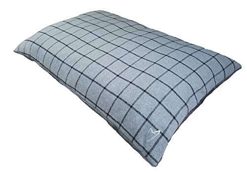 Gor Pets Camden Comfy Cushion Cover Large (76X117Cm) Grey Check