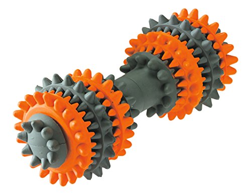 Dog Toy Tooth Cleaner M Orange/Grey, 13 Cm  Pack Of 3 | Hunter