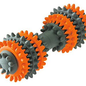 Dog Toy Tooth Cleaner M Orange/Grey, 13 Cm  Pack Of 3 | Hunter