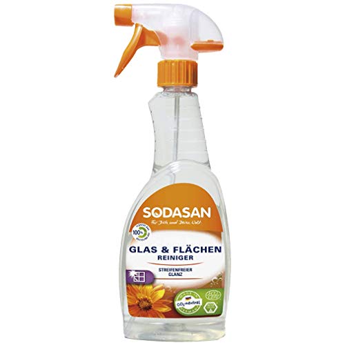 Sodasan Ecological Glass And Surface Cleaner For A Streak-Free Shine (500 mL)