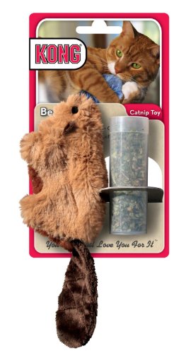 Kong Cat Refillable Catnip Beaver (17Cm) | Gor Pets