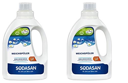 Sodasan Fabric Softener for You and Your World 2 x 750 ml