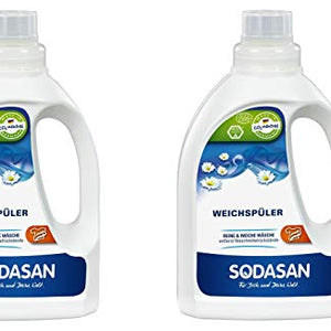 Sodasan Fabric Softener for You and Your World 2 x 750 ml
