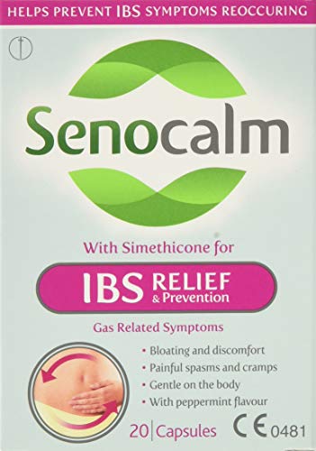 Senocalm IBS Relief Prevention 20 tablets,Pack of 3 (total of 60 tablets)