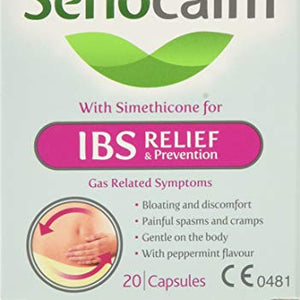 Senocalm IBS Relief Prevention 20 tablets,Pack of 3 (total of 60 tablets)