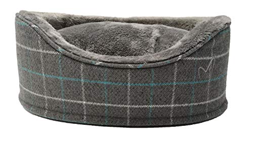 Gor Pets Premium Bed Large 70Cm (28") Grey Check