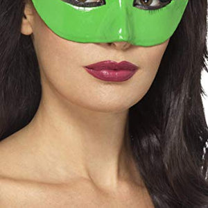 Smiffys 48051 Wicked Witch Eyemask, Green, One Size
