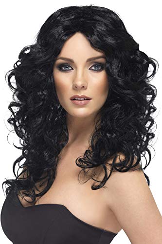 Smiffys Glamour Wig - Black