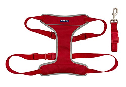 Ancol Travel Dog Harness, X-Large/68-116 cm, Red