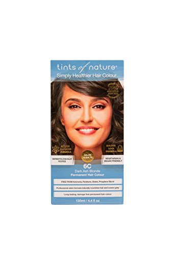 Tints of Nature Organic 6C Dark Ash Blonde Permanent Hair Colour 130ml