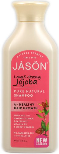 JASON Natural Jojoba Scalp Balancing Shampoo, 16-Ounce Bottles (Pack of 3)