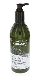 Pack of 3 x Avalon Organics Hand and Body Lotion Lavender - 12 fl oz