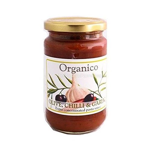 Organico Olive Chilli Garlic Sauce 360g x 3 (Pack of 3)