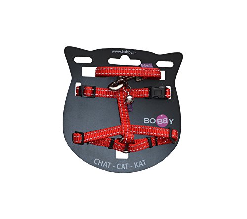 Harness+ Leash Cat Safe Red 10
