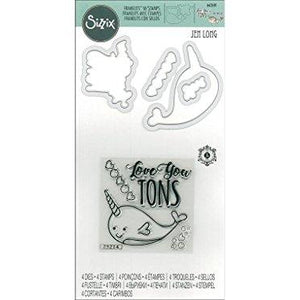 Sizzix 662681" Love You Tons JL Framelits Die/Stamp