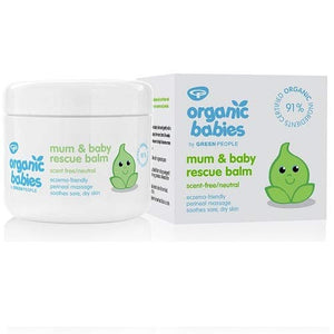 Green People Organic Babies Mum & Baby Rescue Balm - Scent Free (100ml)