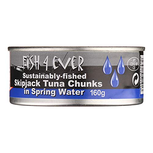 Fish 4 Ever Skipjack Tuna Chunks In Spring Water 160g
