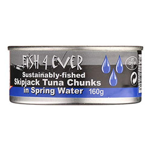 Fish 4 Ever Skipjack Tuna Chunks In Spring Water 160g