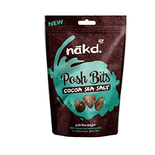 NAKD BARS Cocoa Sea Salt Posh Bits 130g (PACK OF 1)
