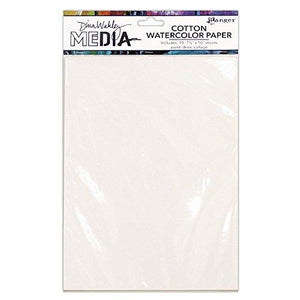 Ranger Cotton Dina Wakley Media Watercolor Paper Pack