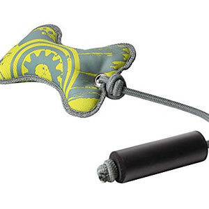 Dog Toy, Swimming Tuff Bone Grey-Yellow  Pack Of 3 | Hunter