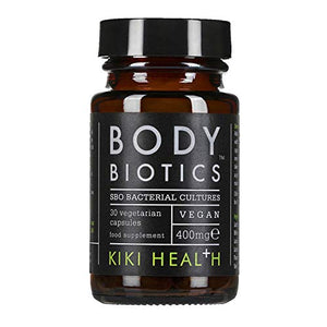 KIKI Health Body Biotics Soil Based Organisms Supplement, SBO Bacterial Cultures, 30 Vegan Capsules