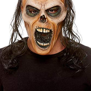 Smiffys 61115 Zombie Latex Mask, Unisex Adult, Brown