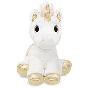 AURORA 60856 Sparkle Tales Star Unicorn Soft Toy, Gold, 12-Inch