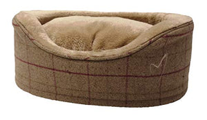 Gor Pets Premium Bed Large 70Cm (28") Beige Check