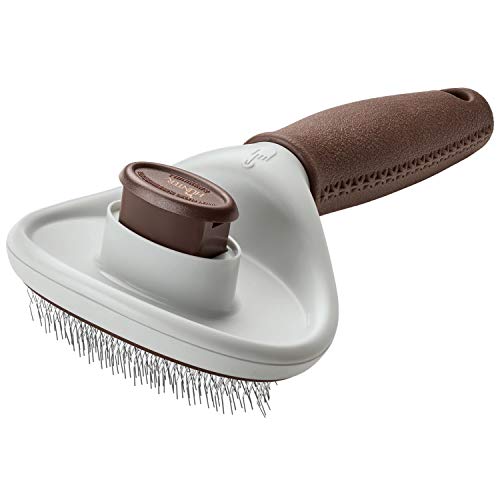 Slicker Brush Spa Self-Cleaning, Large Brown/Grey  Pack Of 3 | Hunter