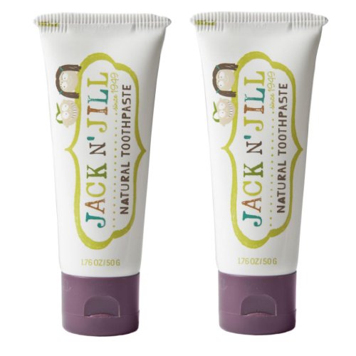 Jack N' Jill Natural Toothpaste, Blackcurrant, 1.76Oz (Pack Of 2)