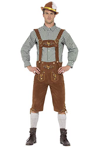 Smiffys 45266M Hanz The Bavarian Man Costume, Green, Size M