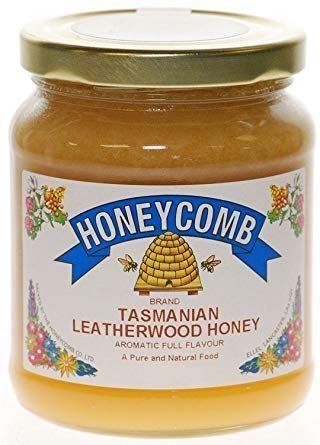 Honeycomb Tasmanian Leatherwood Set Honey, 340 g