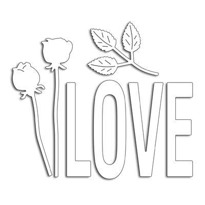 Penny Black Love & Roses Creative Dies