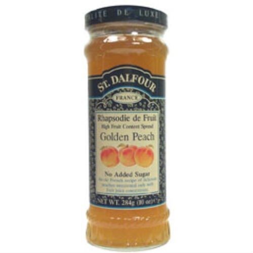 St Dalfour Peach Fruit Spread 284g X 5 (Pack of 5)