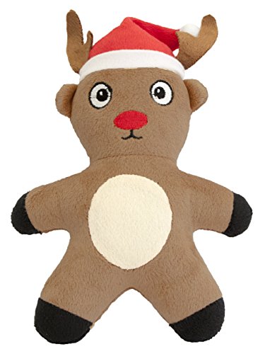 Reindeer Plush Toy With Double Squeaker | Pet Brands Xmas Collection