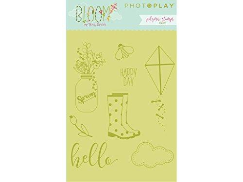 Photoplay Paper PHTBL2438 Photo Play Bloom Polymer Stamps