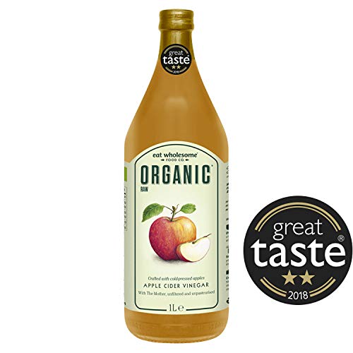 Eat Wholesome Organic Raw Apple Cider Vinegar with The Mother, 1L