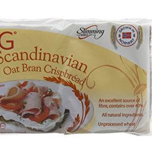 GG Oatbran Salt Free Crispbread, 100g