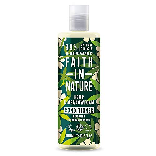 Faith In Nature Hemp & Meadowfoam Conditioner For Normal & Damaged Hair 400ml