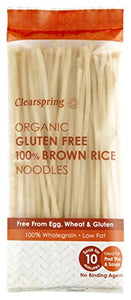 Clearspring Organic Gluten free Brown Rice Noodles, 200g (Pack of 5)