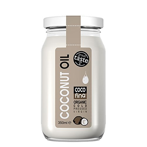 Cocofina Organic Raw Virgin Coconut Oil for hair, skin, teeth whitening, cooking & baking 350 ml