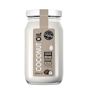 Cocofina Organic Raw Virgin Coconut Oil for hair, skin, teeth whitening, cooking & baking 350 ml