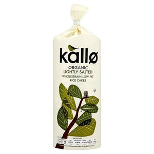 Kallo Organic Original Rice Cakes 130 g (Pack of 6)