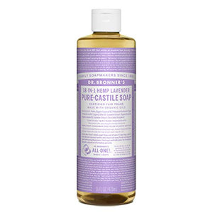 Dr. Bronner's Organic Lavender Pure-Castile Liquid Soap, 473 ml