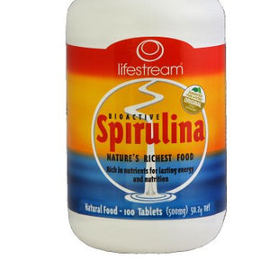 Lifestream Spirulina Tablets 500mg Pack of 100