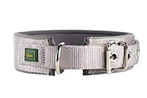 Collar Neoprene Reflect 60, 49-56 Cm, 45 Mm Nylon Grey/Neoprene Grey | Hunter
