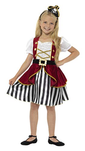 Smiffys Deluxe Pirate Girls Fancy Dress Caribbean Buccaneer Kids Children Costume Outfit