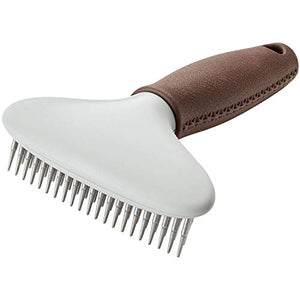 Detangling Currycomb Spa, Two Rows Brown/Grey  Pack Of 3 | Hunter